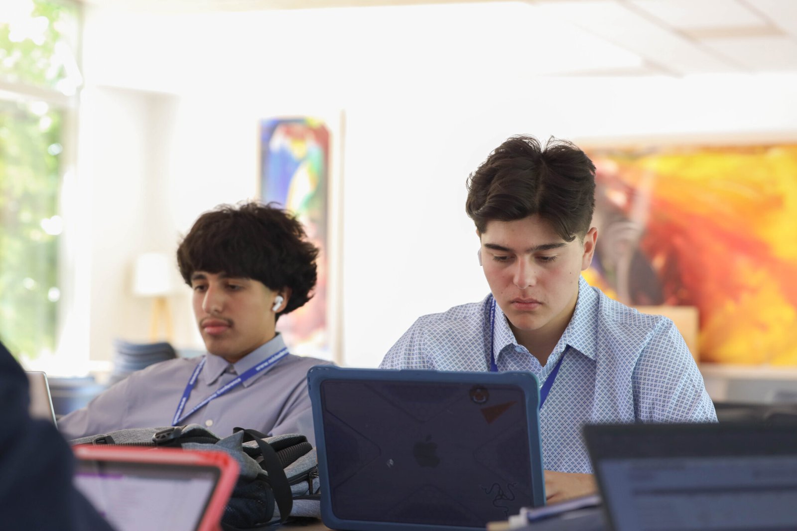 students learning AI coding at Oxford